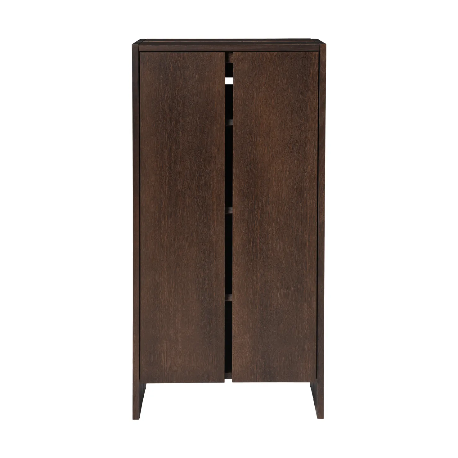 Parcel skåp, Dark stained oak, 55x30x110 cm Ferm Living