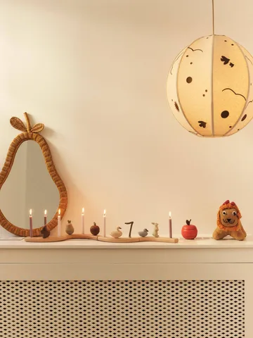 Pear braided spegel - Natural - Ferm Living