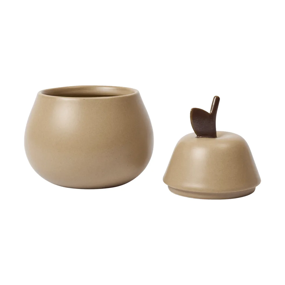 Pear keramikskål med lock, Cashmere Ferm Living