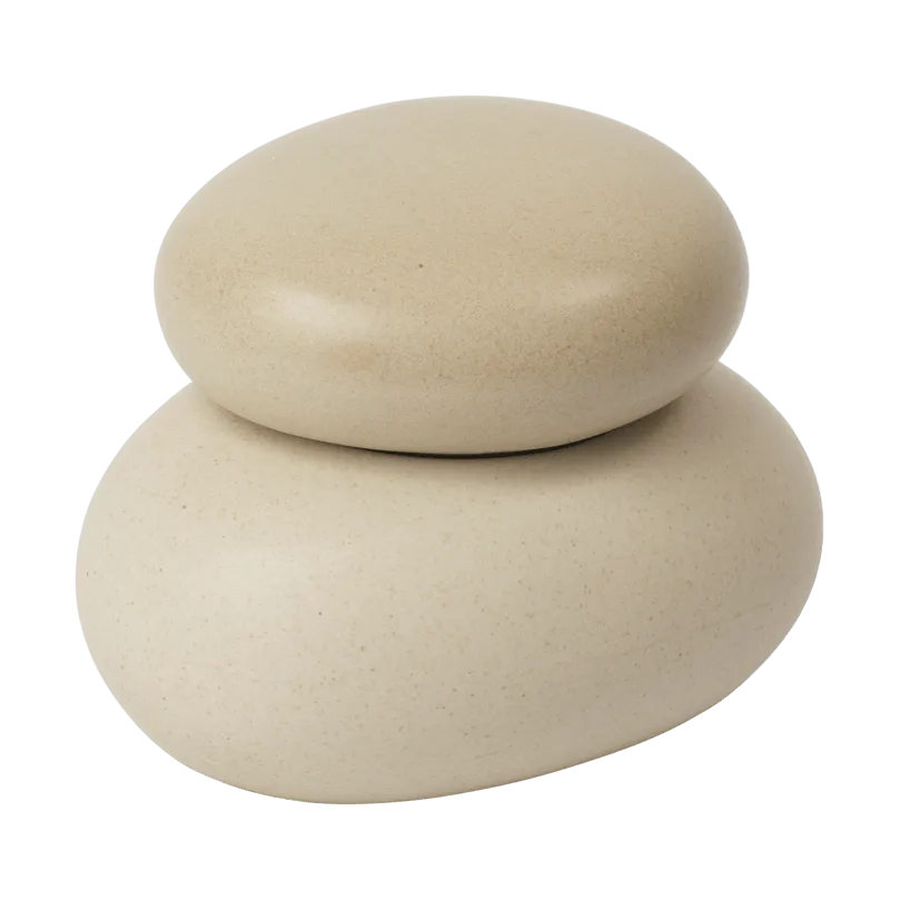 Pebble ask small, Sand/Cream Ferm Living