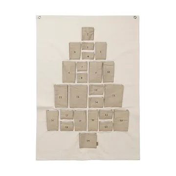 Pine julkalender - Maxi, 90x125 cm - Ferm Living