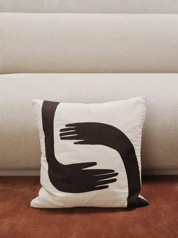 Pose kudde 50x50 cm - Coffee-undyed - Ferm Living
