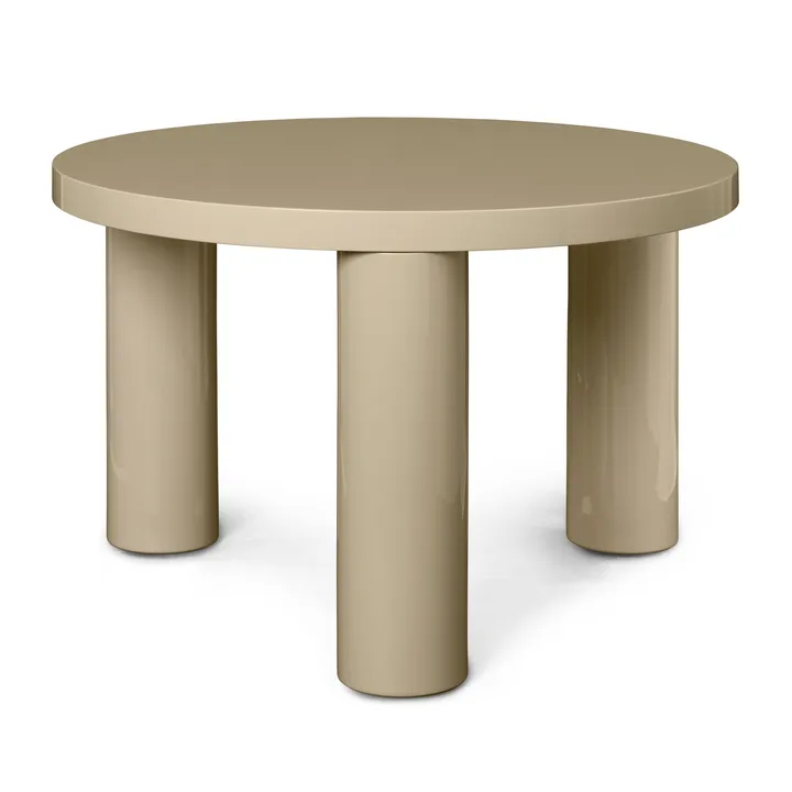 Post soffbord small Ø65 cm - Cashmere - Ferm Living