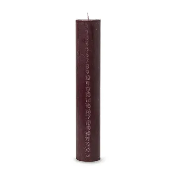 Pure kalenderljus - burgundy - Ferm Living