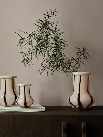 Riban vas 15 cm - Cream - Ferm Living