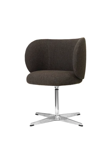 Rico dining chair swivel hallingdal - Dark grey brown - Ferm Living