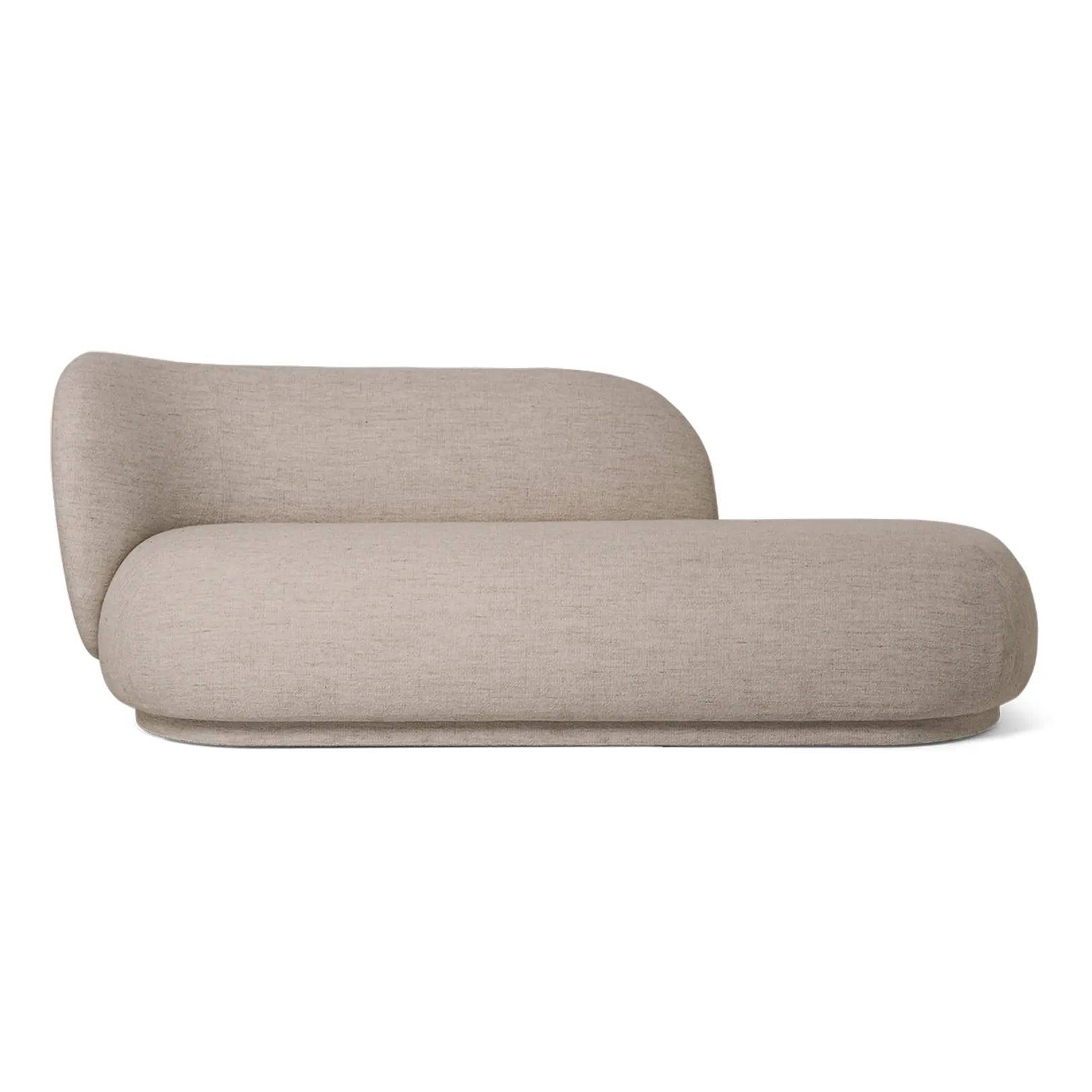 Rico divan schäslong bouclé vänster, Sand Ferm Living