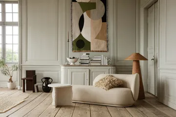 Rico divan schäslong höger - Brushed offwhite - Ferm Living