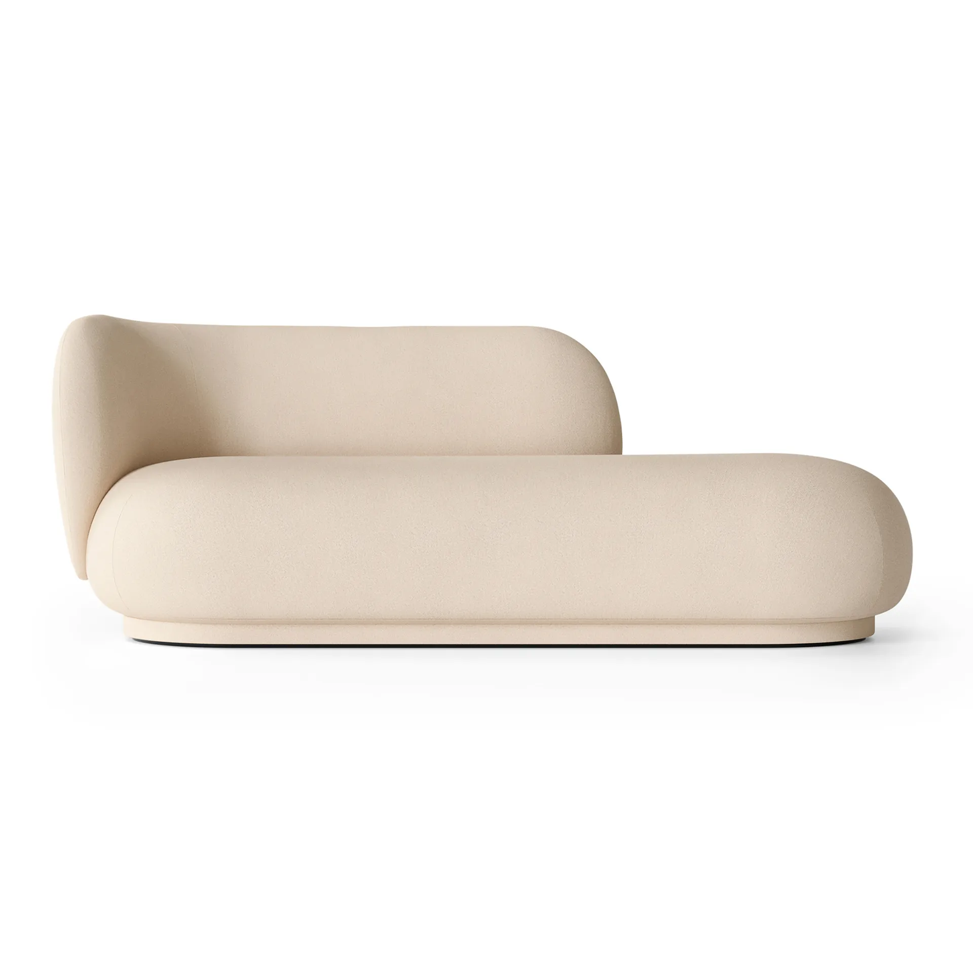 Rico divan schäslong vänster, Brushed offwhite Ferm Living