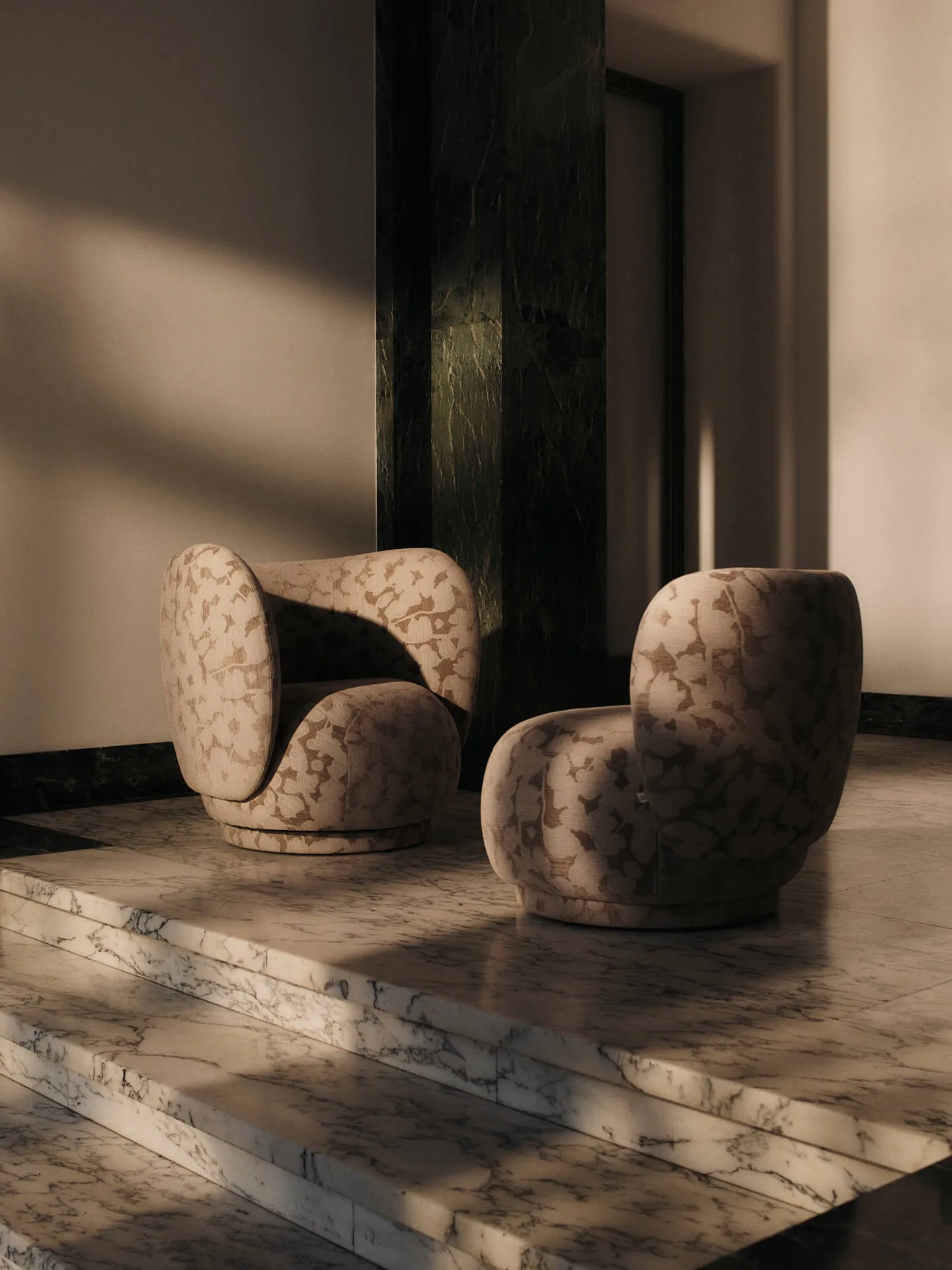 Rico lounge chair piccolo fåtölj, Cilla-Taupe Ferm Living