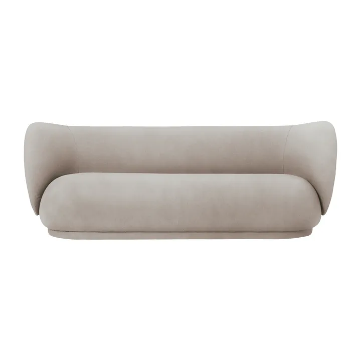 Rico soffa 3-sits - Brushed sand - Ferm Living