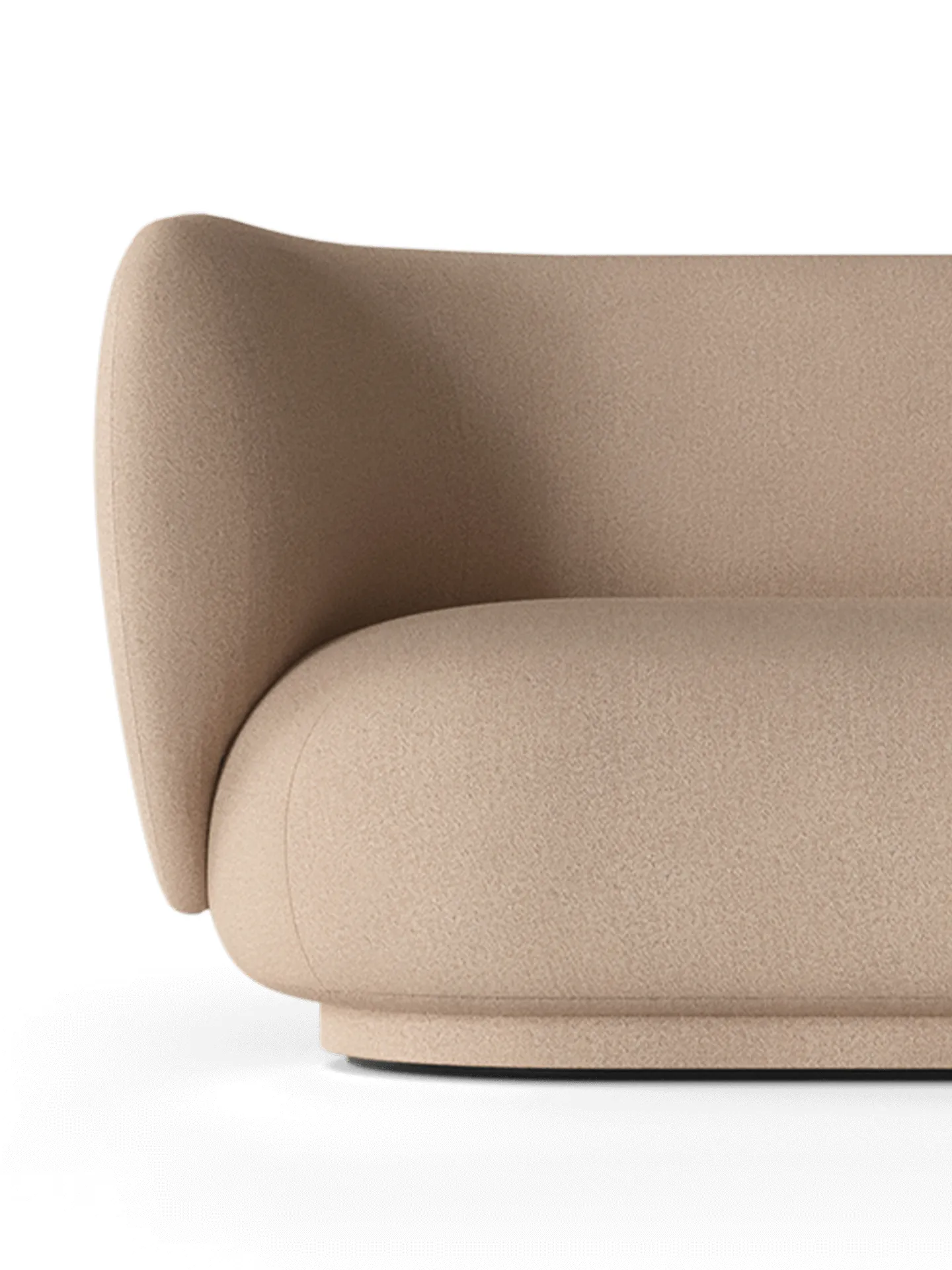 Rico soffa 4-sits, Brushed sand Ferm Living