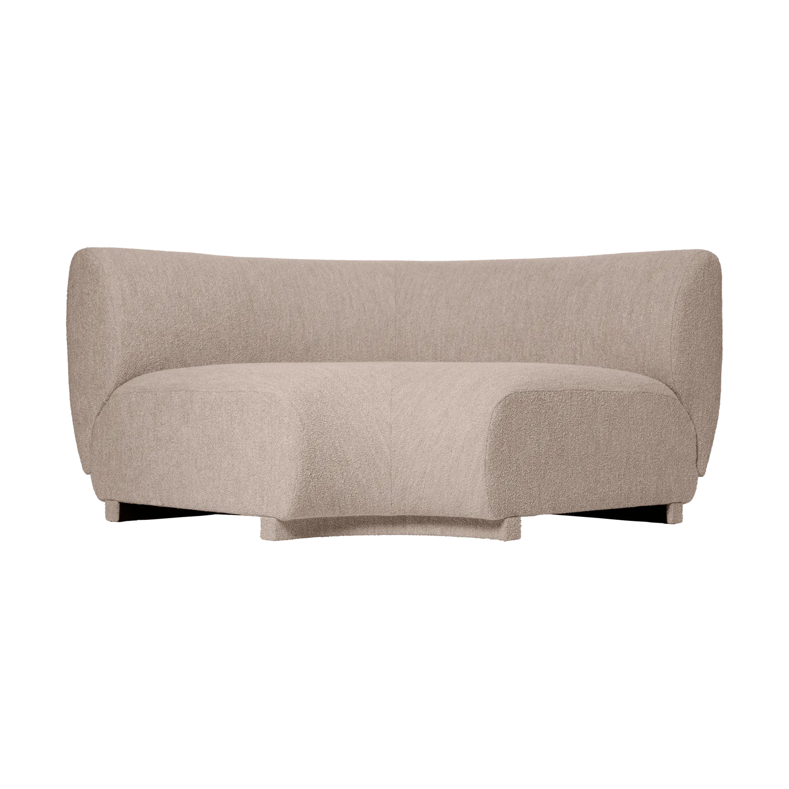 Rico soffmodul corner 90 Soft Bouclé, Natural Ferm Living