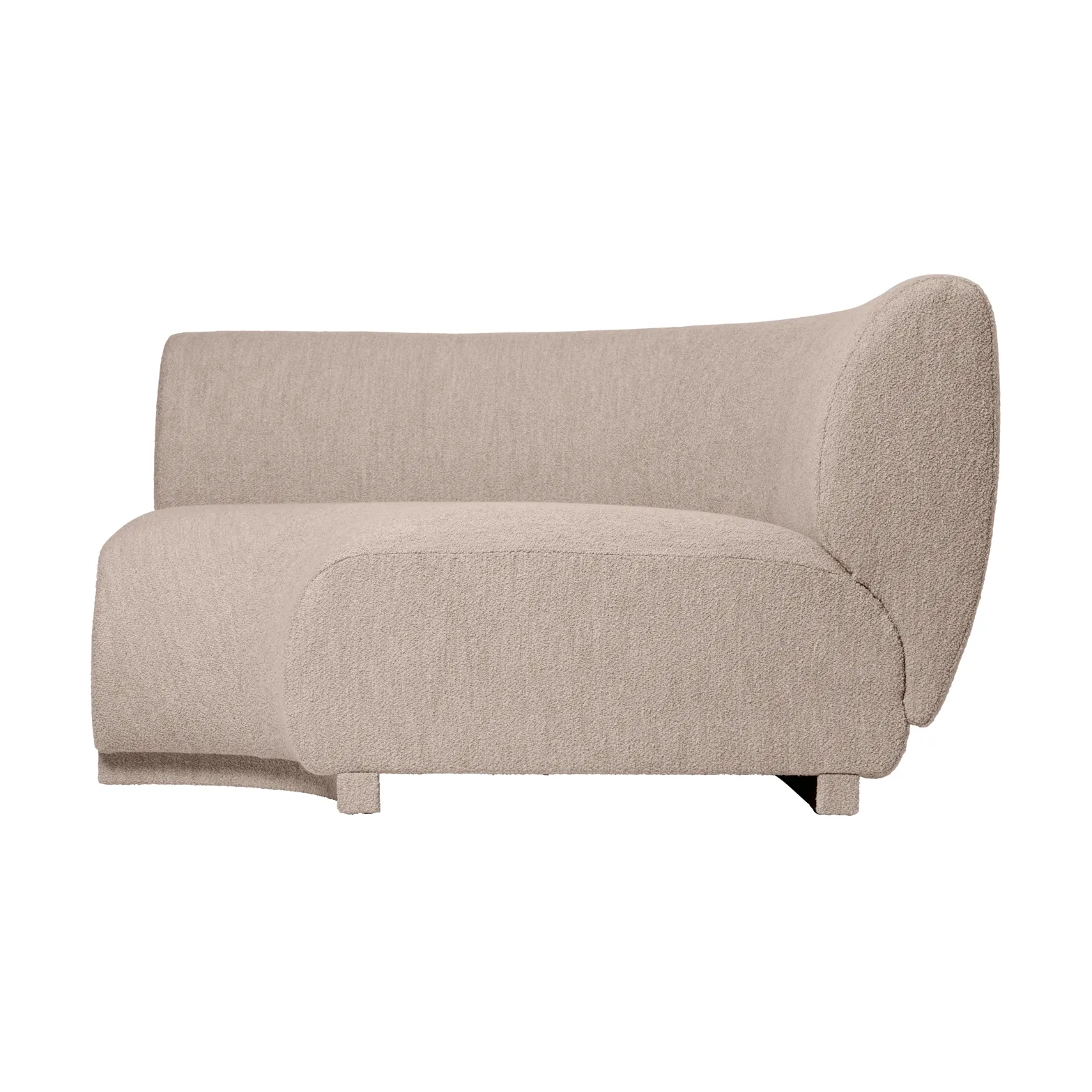Rico soffmodul corner 90 Soft Bouclé, Natural Ferm Living