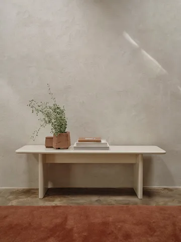 Rink bänk 140 cm - Eggshell - Ferm Living