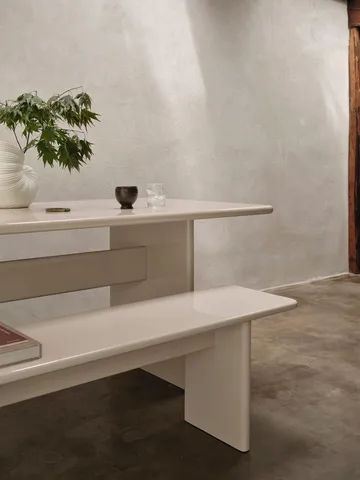 Rink bänk 200 cm - Eggshell - Ferm Living