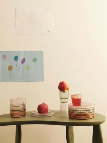 Ripple kids glas - Clear, 2-pack - Ferm Living