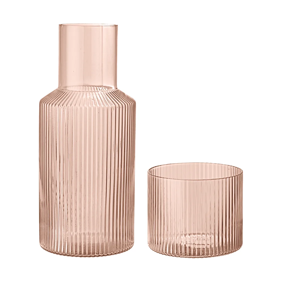 Ripple small karaff set, Blush Ferm Living