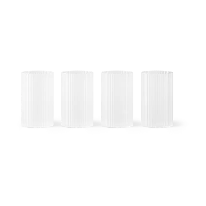 Ripple verrines serveringsglas 14 cl 4-pack - Frosted - Ferm Living