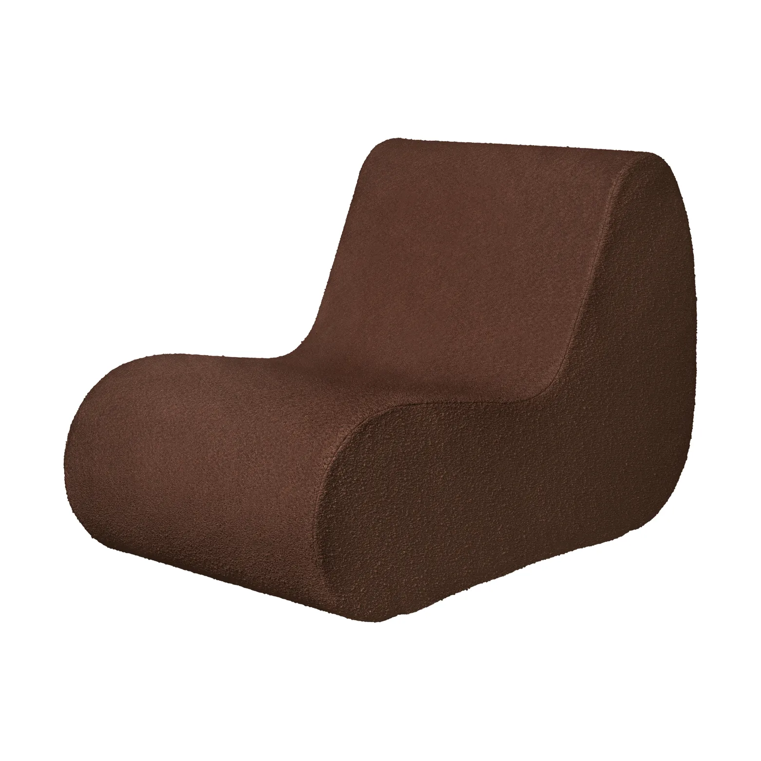 Rouli center module pure bouclé modulsoffa, Chestnut brown Ferm Living