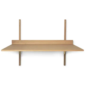 Sector skrivbord - Oak-brass - Ferm Living