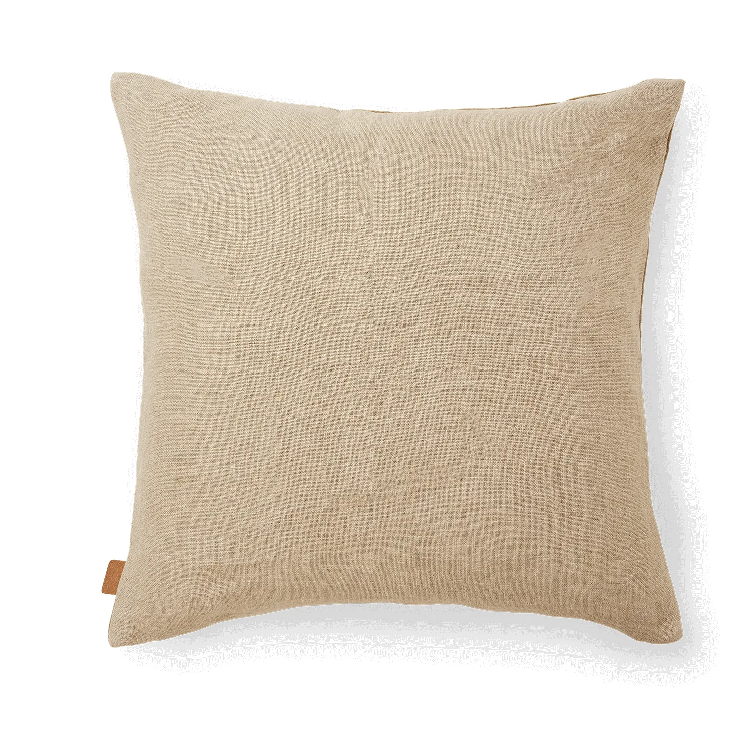 Senti Stripe kudde 50x50 cm, Dark sand-linen Ferm Living