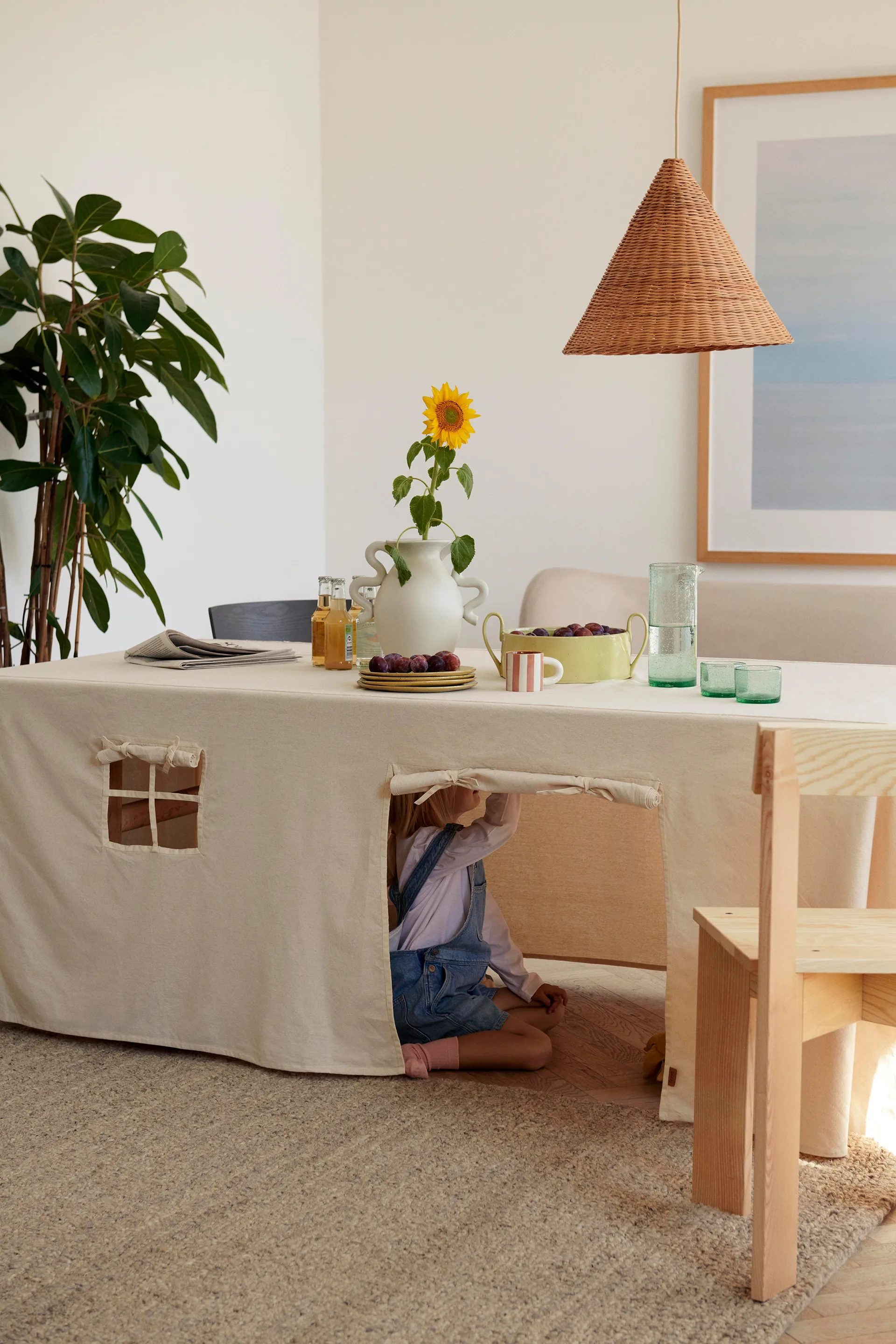 Settle koja tygöverdrag, Offwhite Ferm Living
