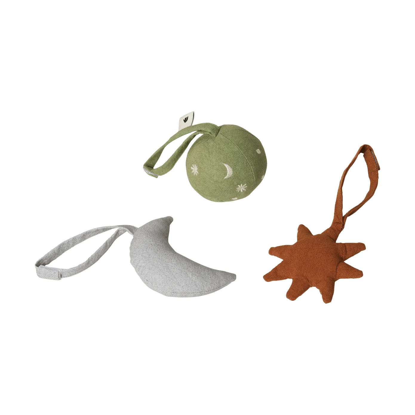 Skye babyleksaker 3 delar, Tea green Ferm Living