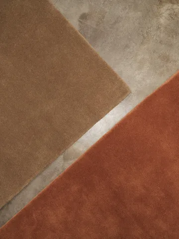 Stille tuftad matta - Red brown, 160x250 cm - Ferm Living