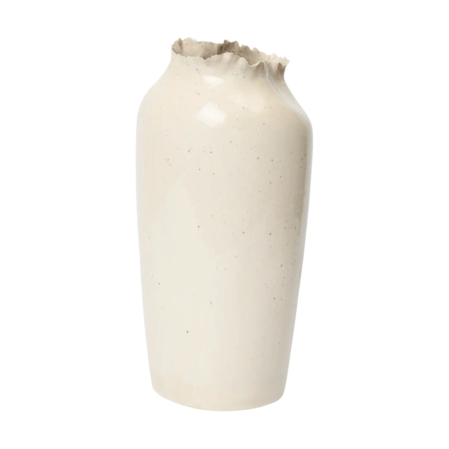 Tereo vas, Off-white speckle, 27 cm Ferm Living