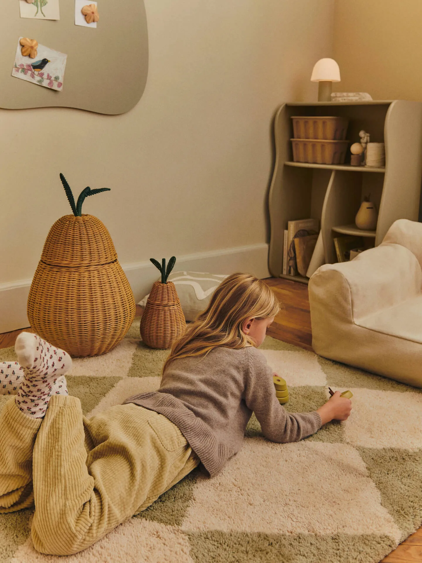 Tilt matta, Elm green, 140x200 cm Ferm Living