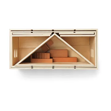 Toro hopfällbart dockskåp - Natural - Ferm Living