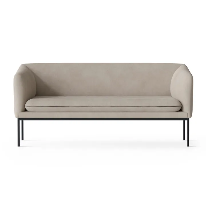 Turn soffa 2-sits - Cotton linen natural - Ferm Living