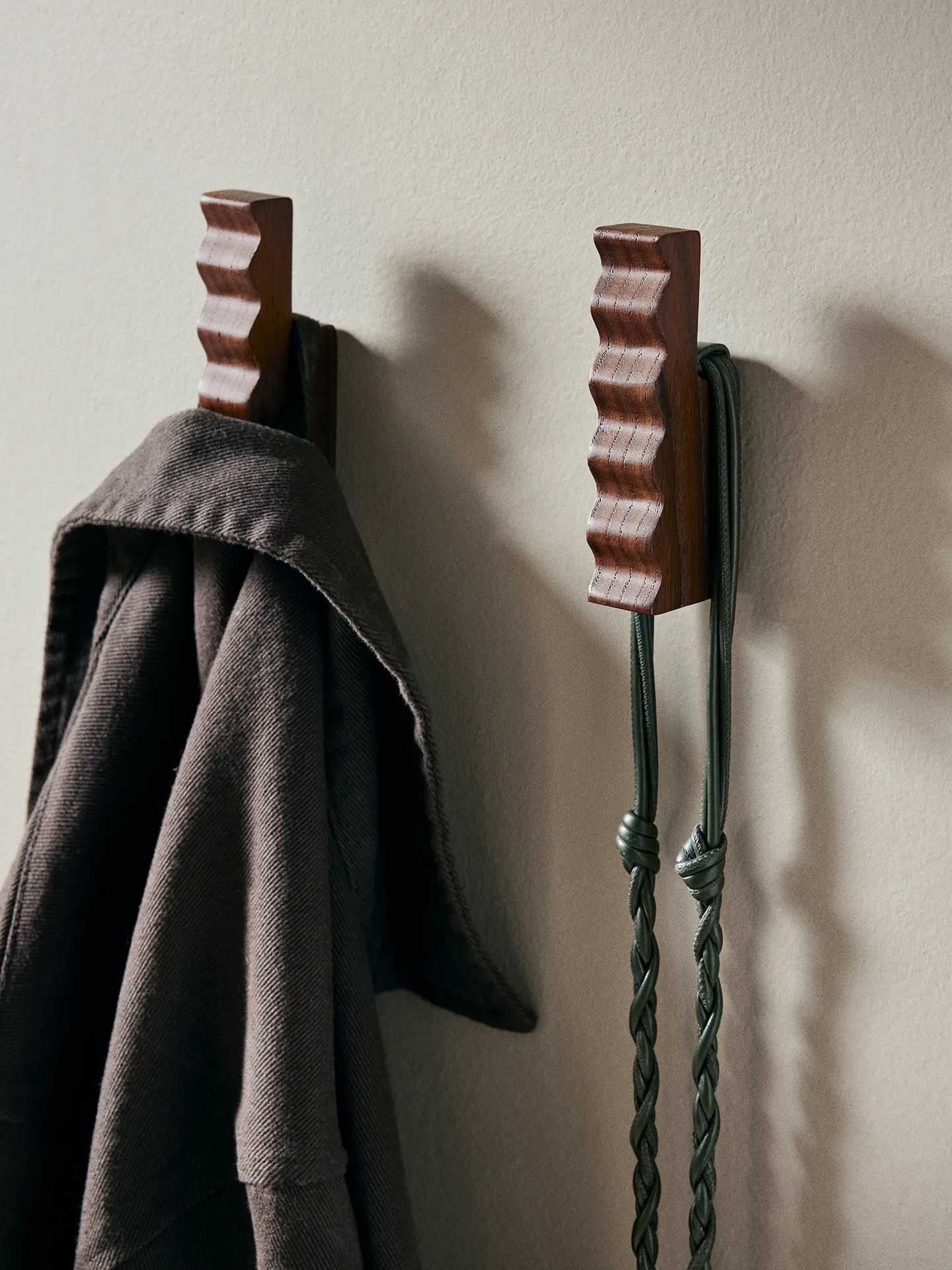 Unda krok 2-pack, Dark Brown Ferm Living