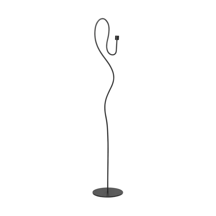 Valse golvljusstake - Black - Ferm Living