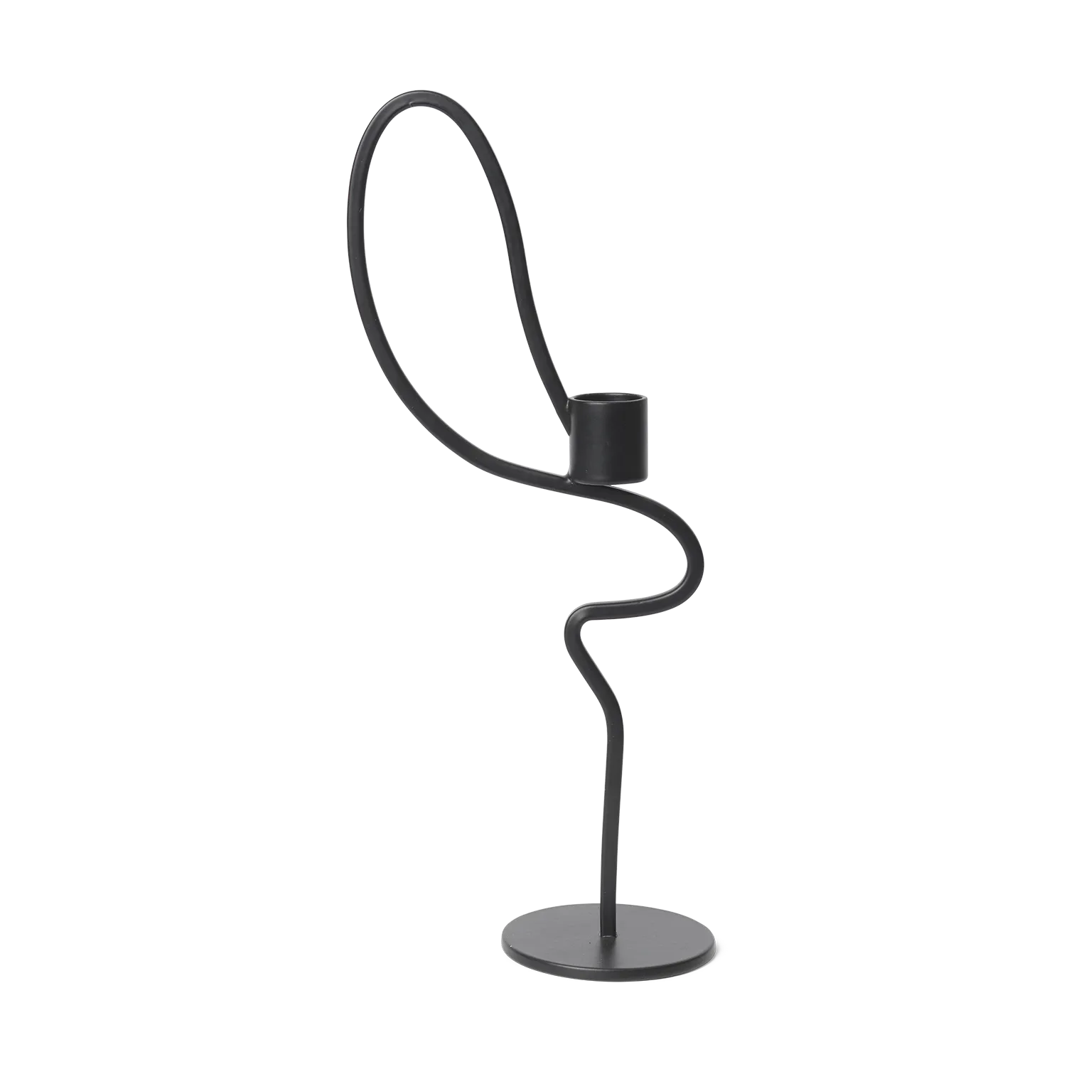 Valse ljusstake high, Black Ferm Living