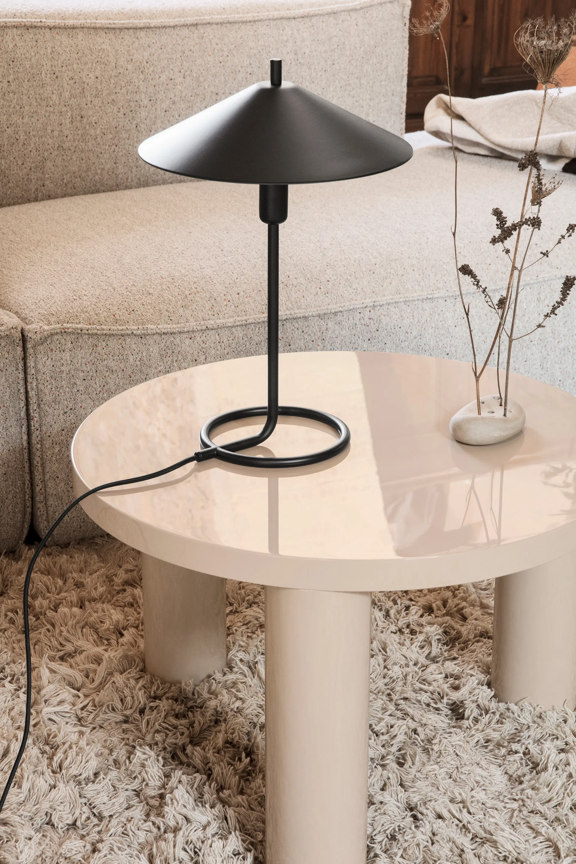 Vanitas Flower Stone vas, Sand Ferm Living