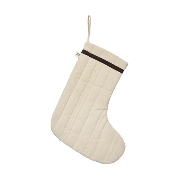 Vari quilted julstrumpa - Cotton-natural - Ferm Living
