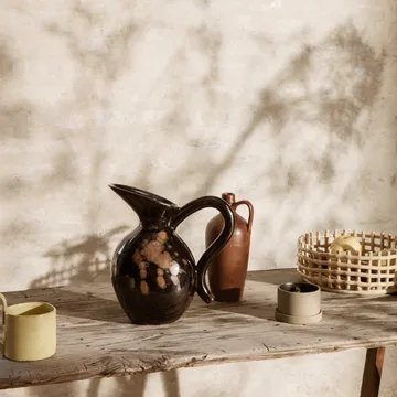 Verso kanna - Black-brown - Ferm Living