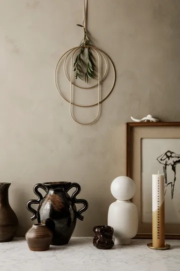 Verso vas 27 cm - Black-brown - Ferm Living