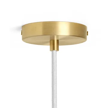 Vuelta pendel 100 cm - Vit-mässing - Ferm Living