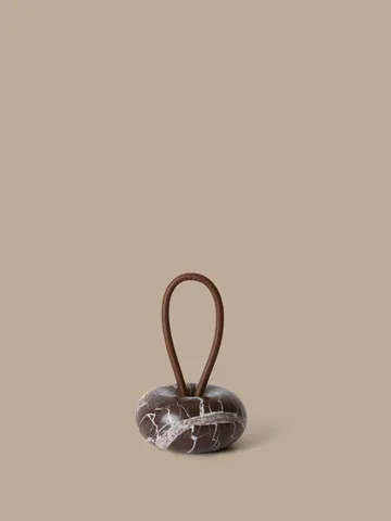 Wa dörrstopp - Rosso Levanto marmor, Ø14 cm - Ferm Living