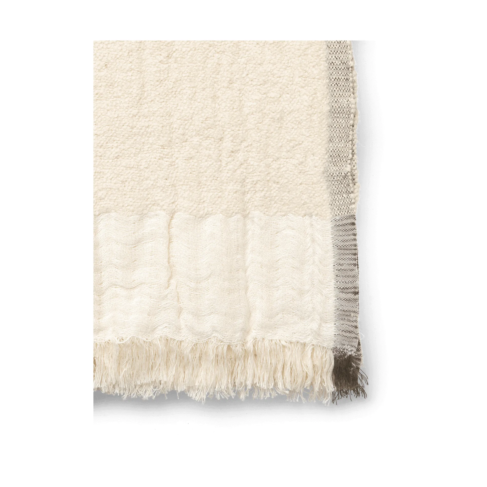 Weaver pläd 120x170 cm, Off-white Ferm Living