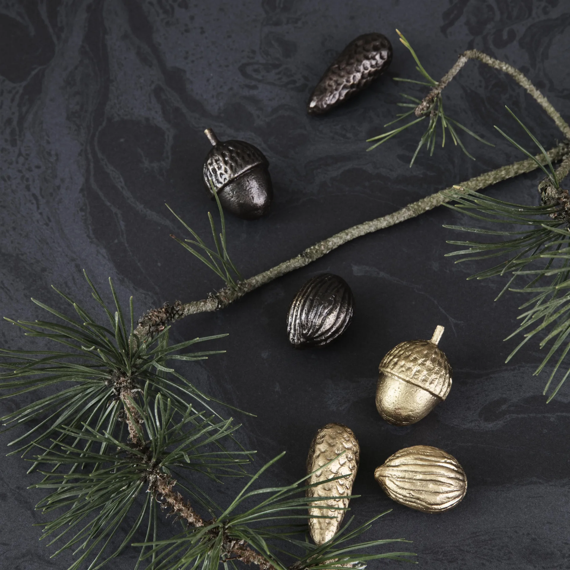 Winterland prydnadskottar, mässing Ferm Living