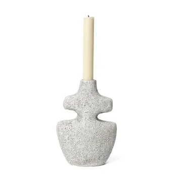 Yara ljusstake medium - Grey Pumice - Ferm Living