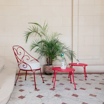 1900 bord lågt - Cotton white (vit) - Fermob