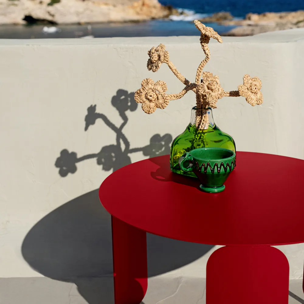Bebop Ø60 bord lågt, Capucine Fermob