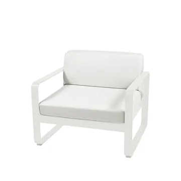 Bellevie fåtölj - Cotton white (vit), off-white dyna - Fermob