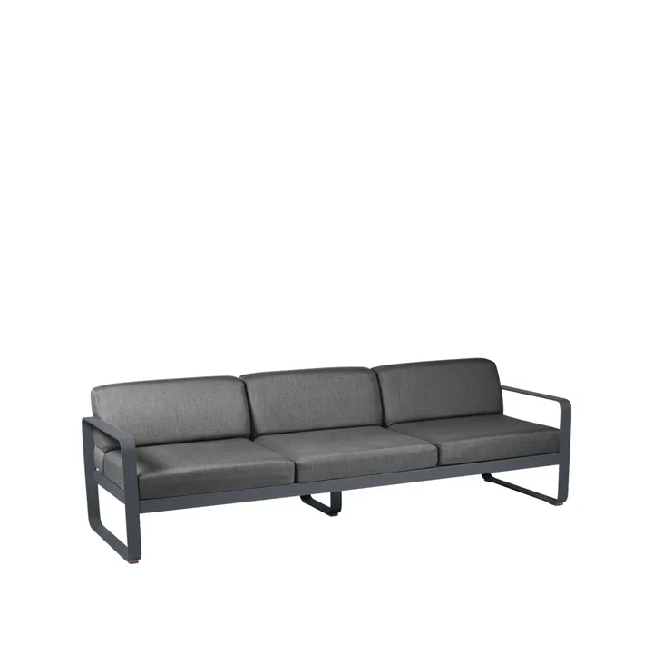 Bellevie soffa - 3-sits Anthracite (grå), graphite grey dyna - Fermob