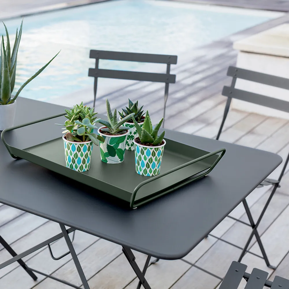 Bistro bord 117x77 cm, Clay grey (grå) Fermob